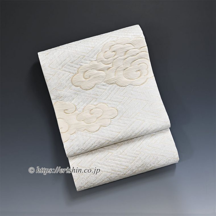 袋帯（東照宮端雲文）