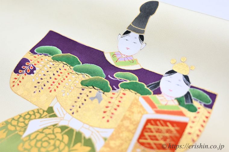 染名古屋帯（お雛祭り）