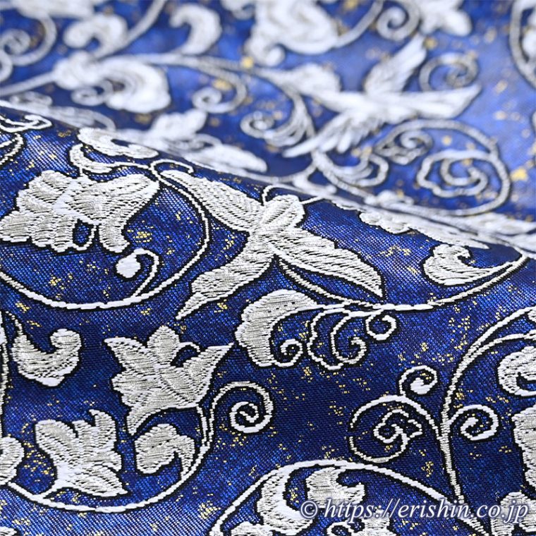 袋帯（亀甲更紗）滋賀喜織物