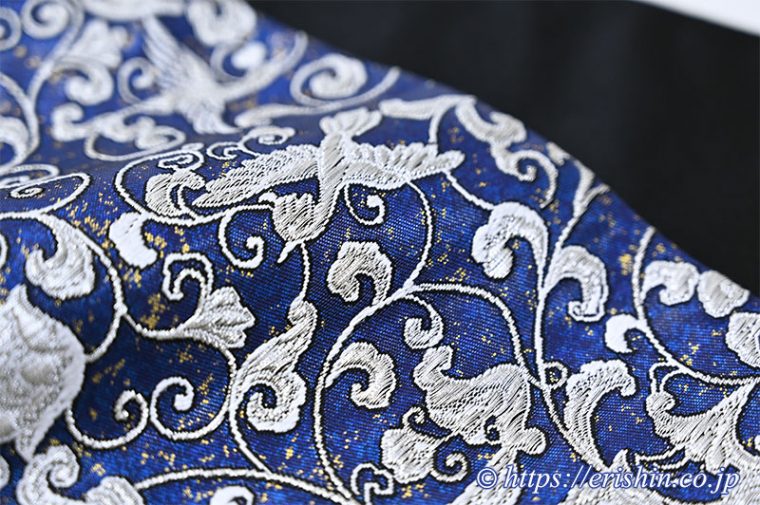 袋帯（亀甲更紗）滋賀喜織物