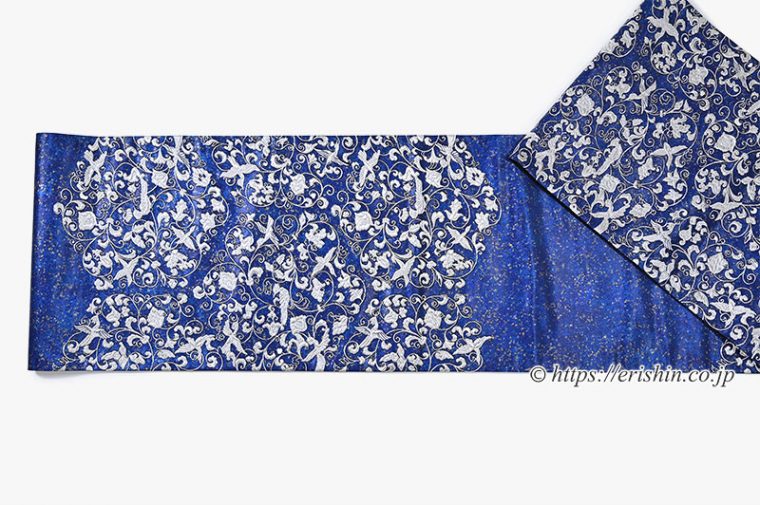 袋帯（亀甲更紗）滋賀喜織物