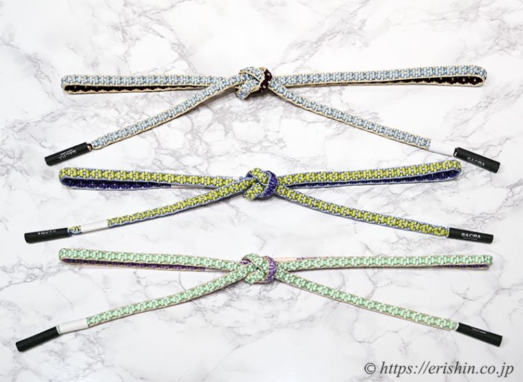 和小物さくら帯締め「小桜組帯締め」