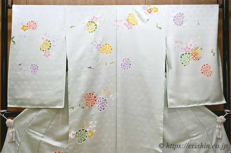 訪問着（葵尽くし）