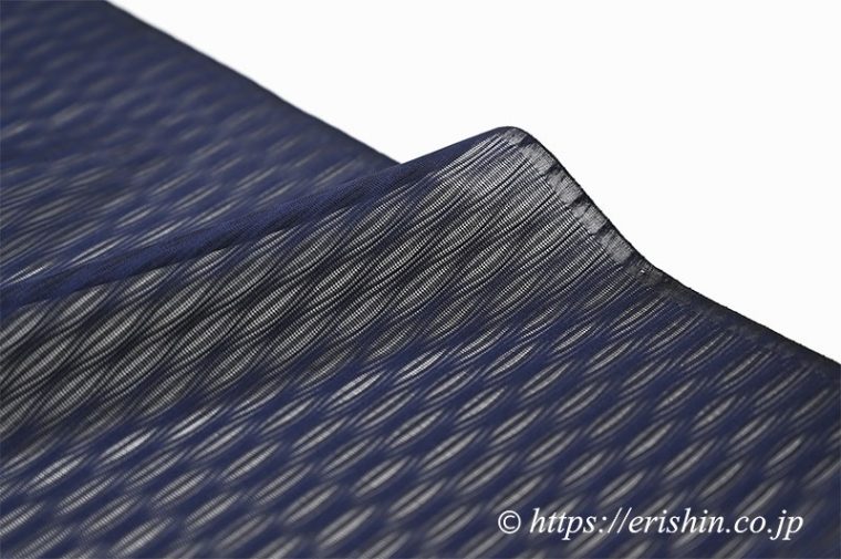 夏色無地（波筬文/濃紺）