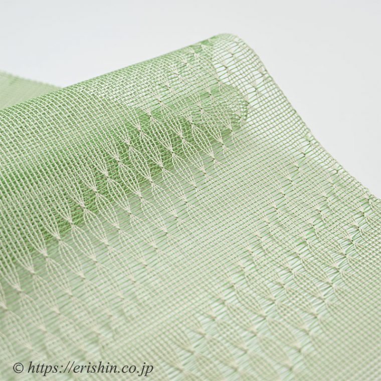 本羅八寸名古屋帯「玉すだれ」