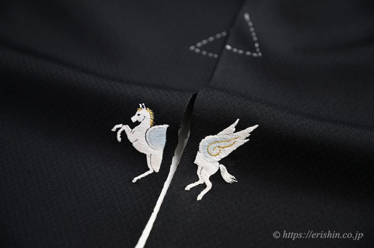 『刺繍洒落紋・飾り紋のお誂え』ペガサス・天馬