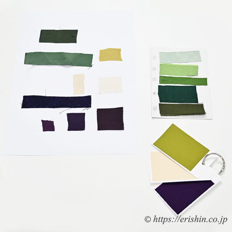 『お誂え』熨斗目暈かし訪問着　色見本