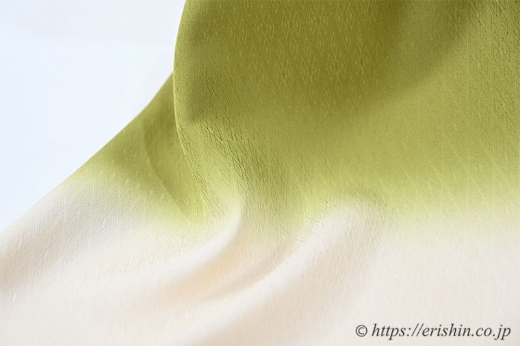 熨斗目暈かし訪問着のお誂え