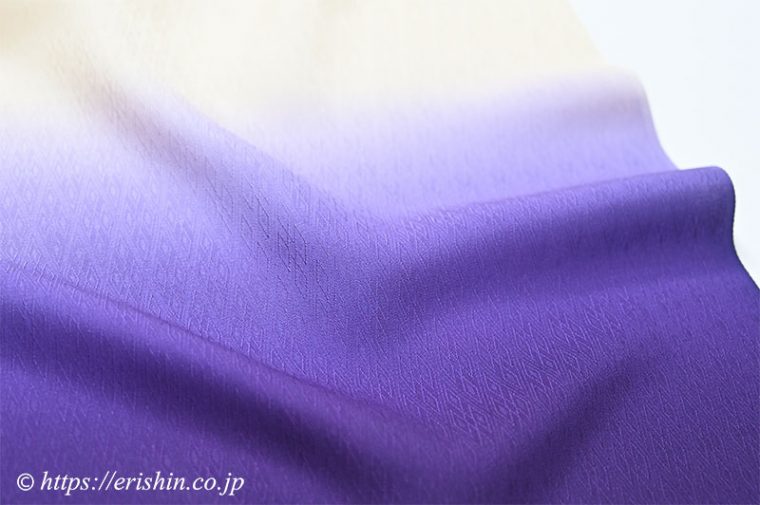 熨斗目暈かし訪問着のお誂え