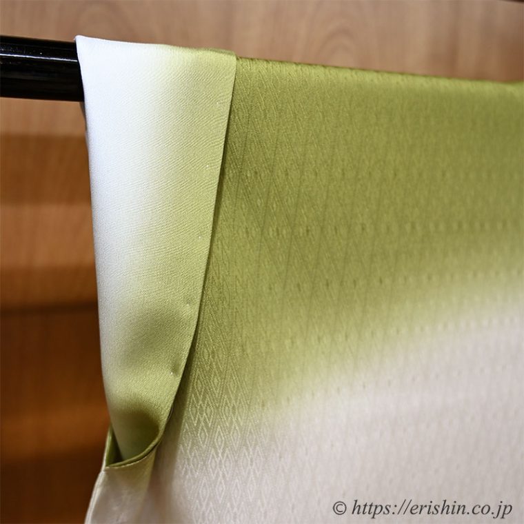 熨斗目暈かし訪問着のお誂え