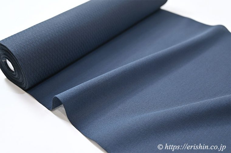 勝山さと子 菱薄無地（濃紺）