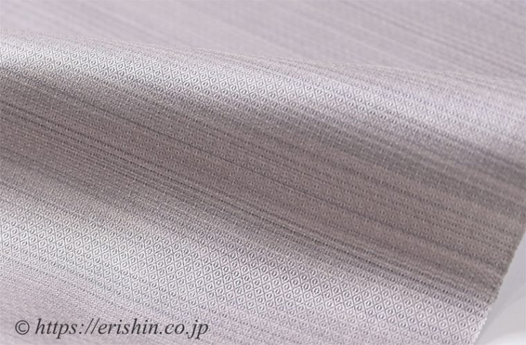 勝山健史作 着尺「有水羽絹（入子菱）」うすはぎぬ