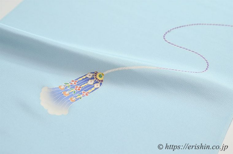 付下（飾り紐文）に袋帯（秀麗菱松竹梅）のコーディネート