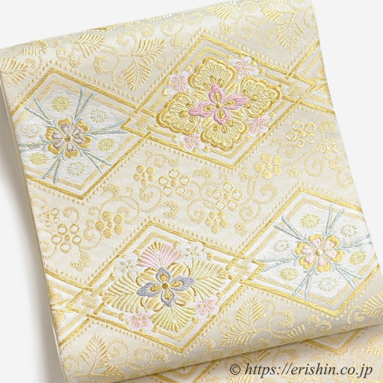 袋帯（秀麗菱松竹梅）