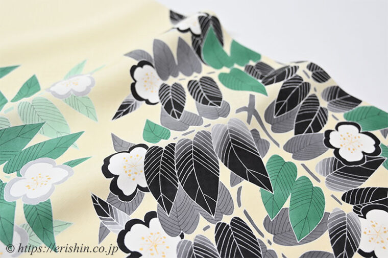 湯本エリ子　染名古屋帯（山吹）