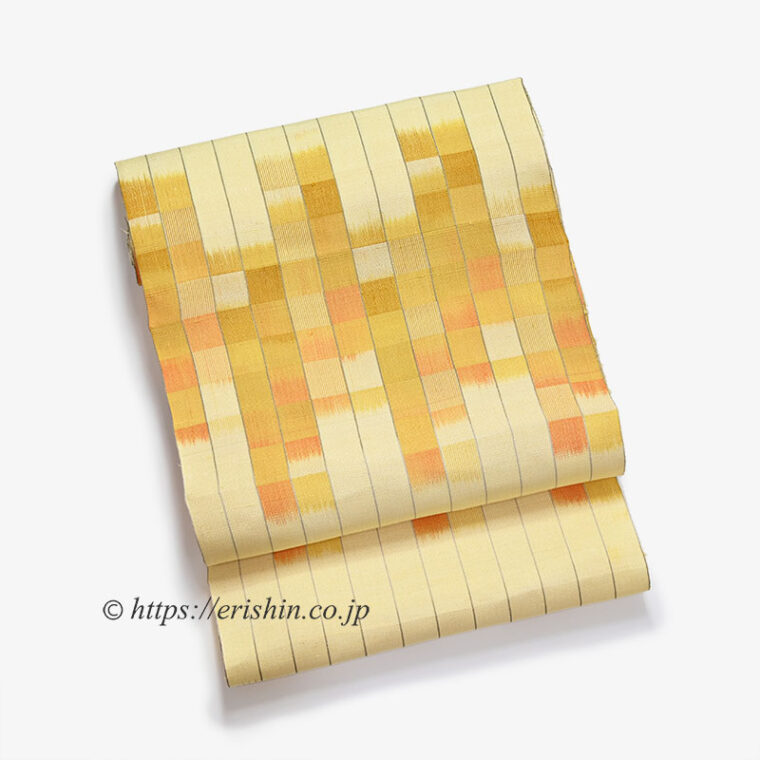 山川響子　九寸織名古屋帯（筑後の春）