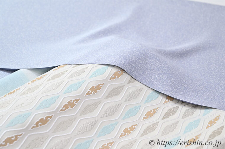 旬のお勧めコーディネート「蝋吹雪小紋に慶雲の名古屋帯」