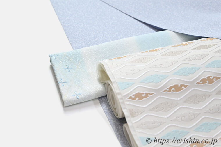 旬のお勧めコーディネート「蝋吹雪小紋に慶雲の名古屋帯」