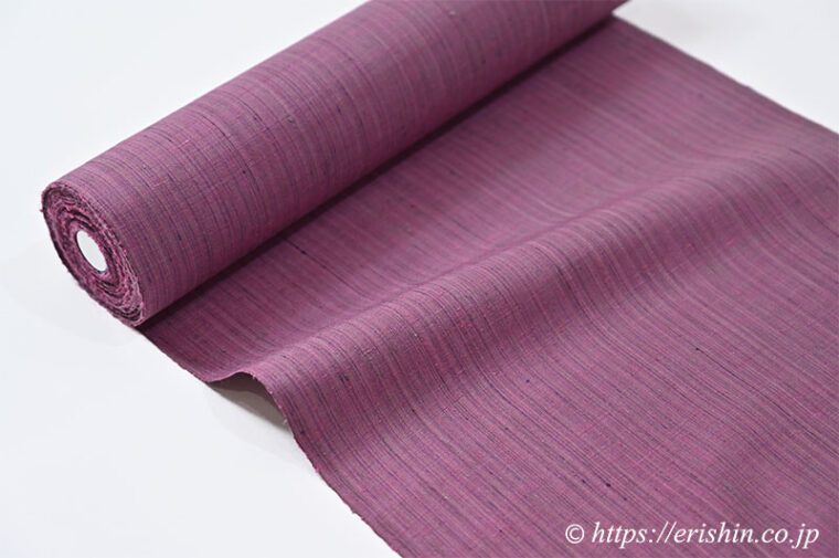 夢訪庵のフェルナンブーコ染紬着尺