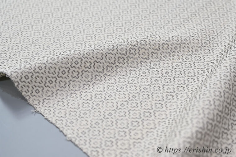 久保原由佳理　九寸織名古屋帯（花刺子織）