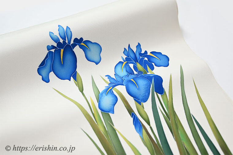 染名古屋帯（杜若）琳派