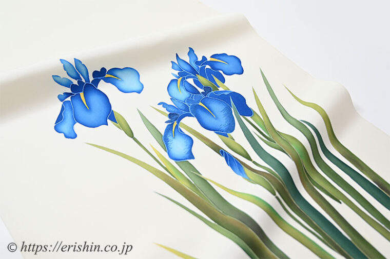 染名古屋帯（杜若）琳派