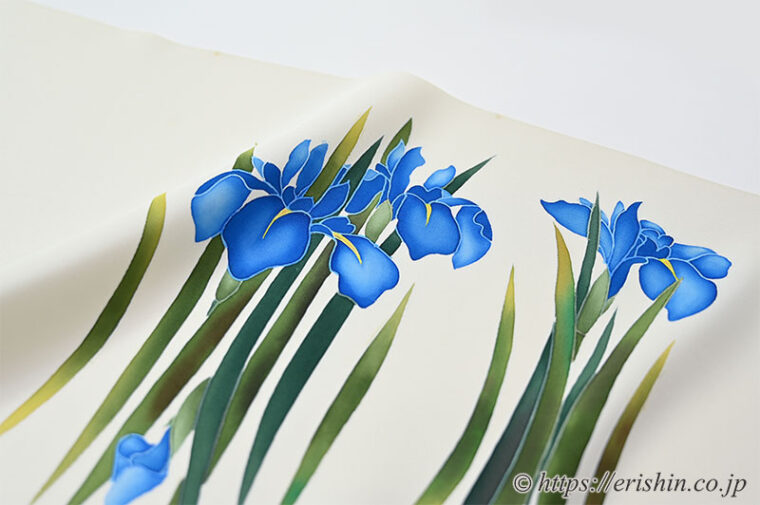 染名古屋帯（杜若）琳派