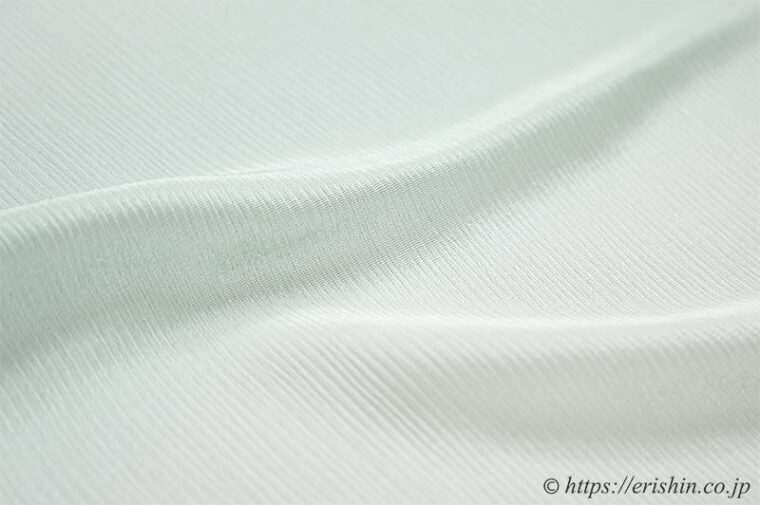 帯揚げ（段暈かし/青竹色・楊柳）［単衣向］
