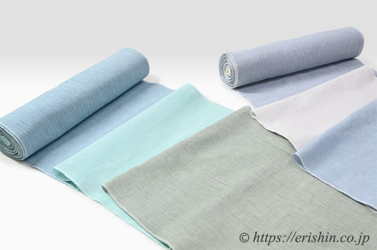 えり新オリジナル限定カラー おでかけ縮木綿