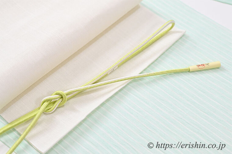 旬のお勧めコーディネート「小千谷縮のコーディネート　蛍と一緒に」