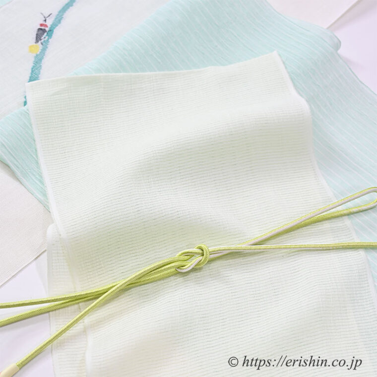 旬のお勧めコーディネート「小千谷縮のコーディネート」