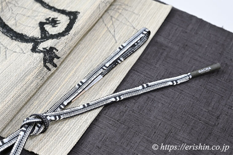 旬のお勧めコーディネート「竜と共に　士乎路紬（しおじつむぎ/網代）に誉田屋源兵衛 九寸織名古屋帯（竜太郎/誉座織）」