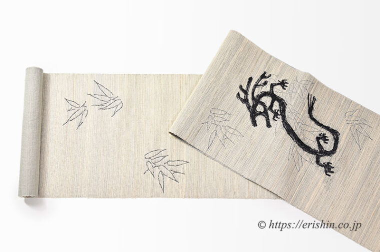 誉田屋源兵衛 九寸織名古屋帯（竜太郎/誉座織）