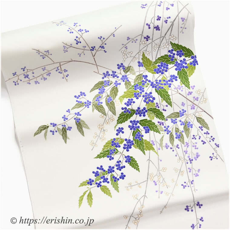 特選「染名古屋帯（紫式部/むらさきしきぶ）」