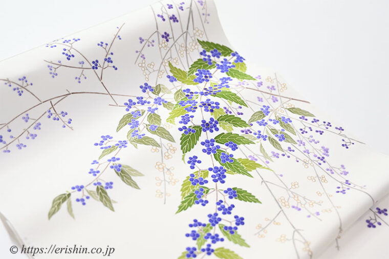 特選「染名古屋帯（紫式部/むらさきしきぶ）」