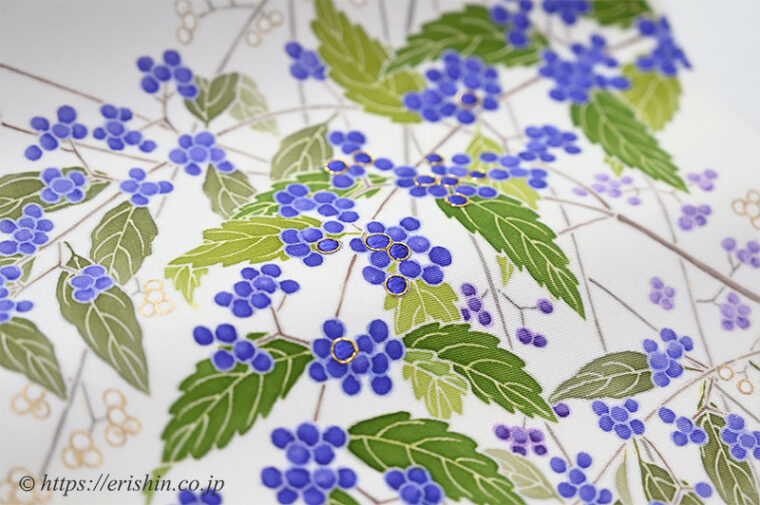 特選「染名古屋帯（紫式部/むらさきしきぶ）」