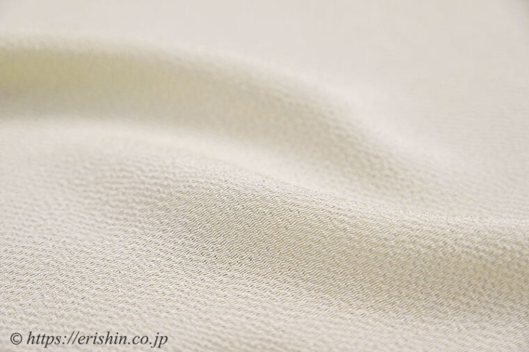 帯揚げ（縮緬無地/象牙色）