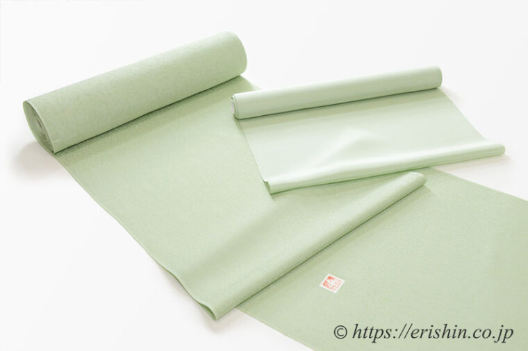 色無地（洋花更紗・裏葉柳色/共色八掛付）