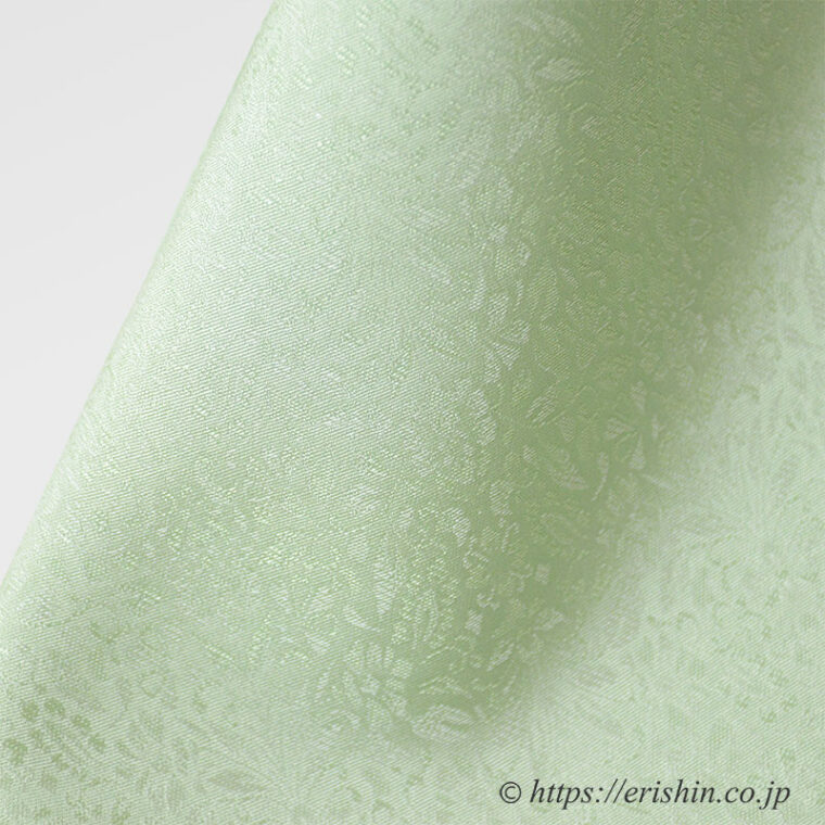 色無地（洋花更紗・裏葉柳色/共色八掛付）