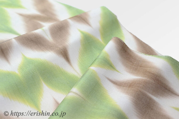 山下健　板締め絣名古屋帯