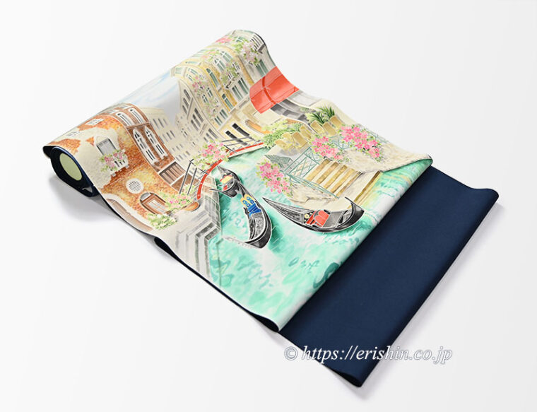 染名古屋帯（ベネチア風景/塩瀬）