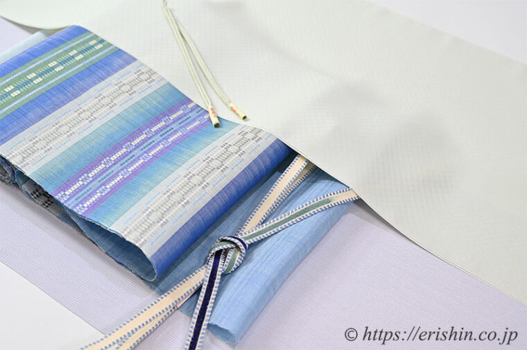 夏のはおりもの　弊店オリジナル薄羽織ものに白たか御召