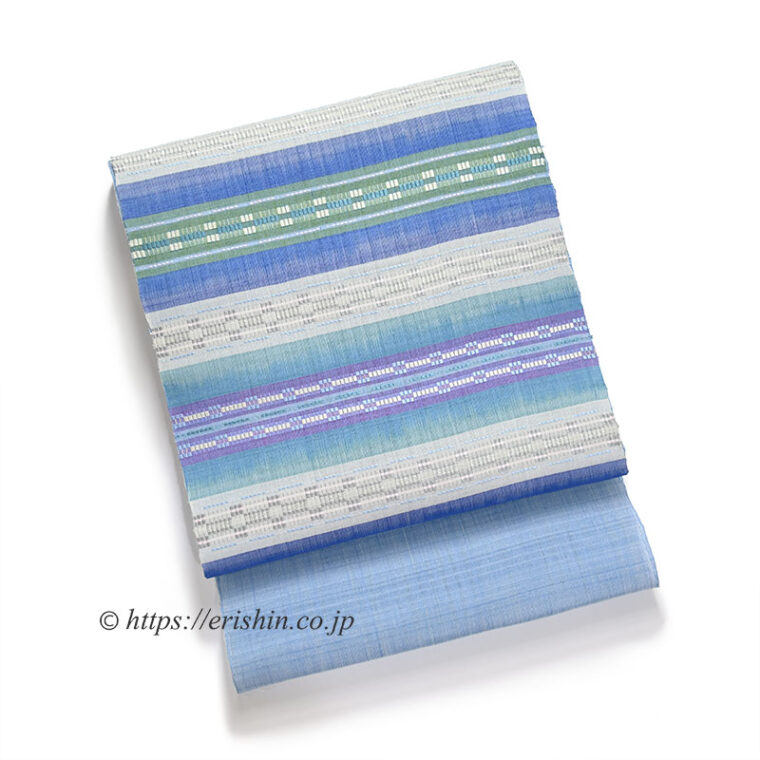 浅倉広美 九寸織名古屋帯（フランボワーズ）生絹