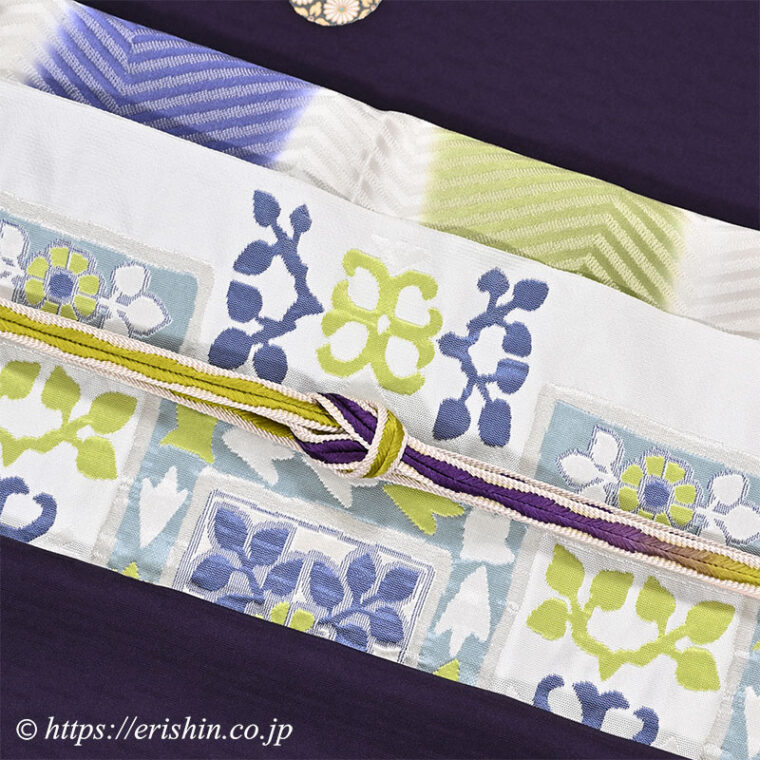 旬のお勧めコーディネート「秋の深まり　洛風林 ヴァレッタ天井文に小紋」