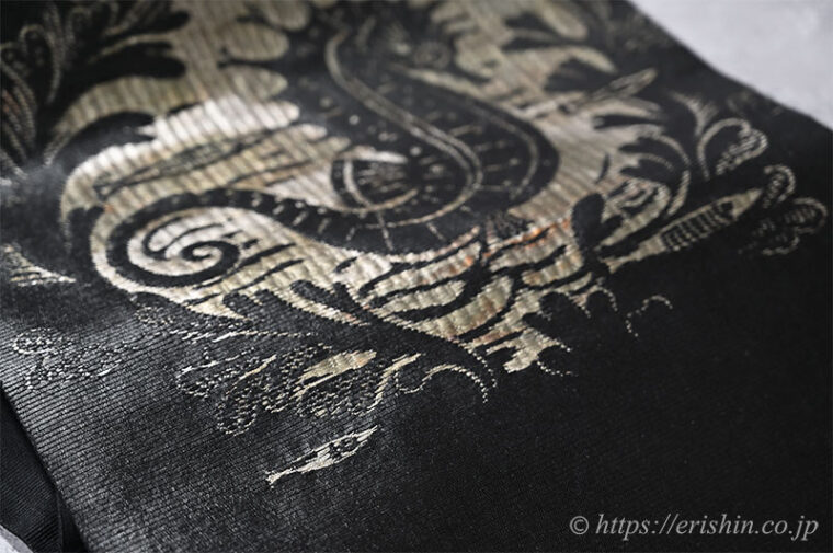 誉田屋源兵衛　袋帯（龍のおとし子）