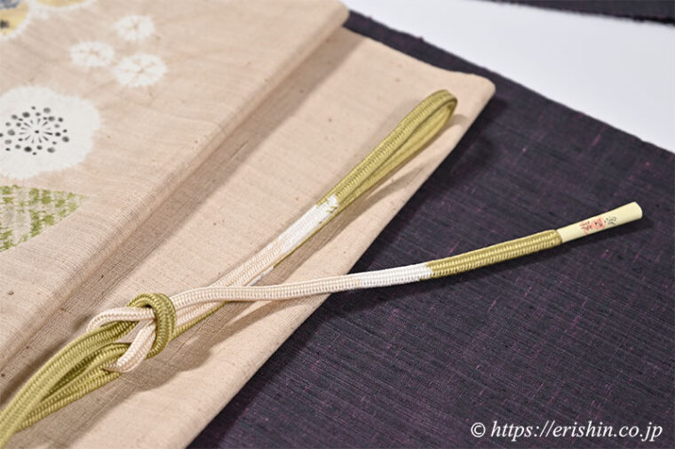 旬のお勧めコーディネート「フェルナンブーコ染め余呉紬に森健持さんの辻ヶ花染帯を」