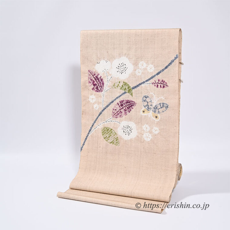 森健持 辻ヶ花染帯（こんな夢を見た）