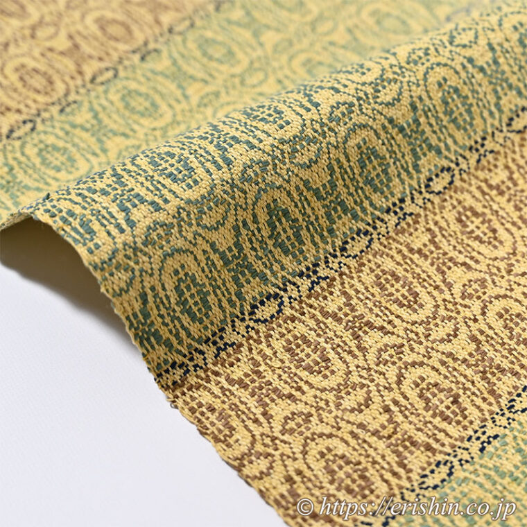 北川弘繪　八寸織名古屋帯（冬ざれ/手紡木綿）