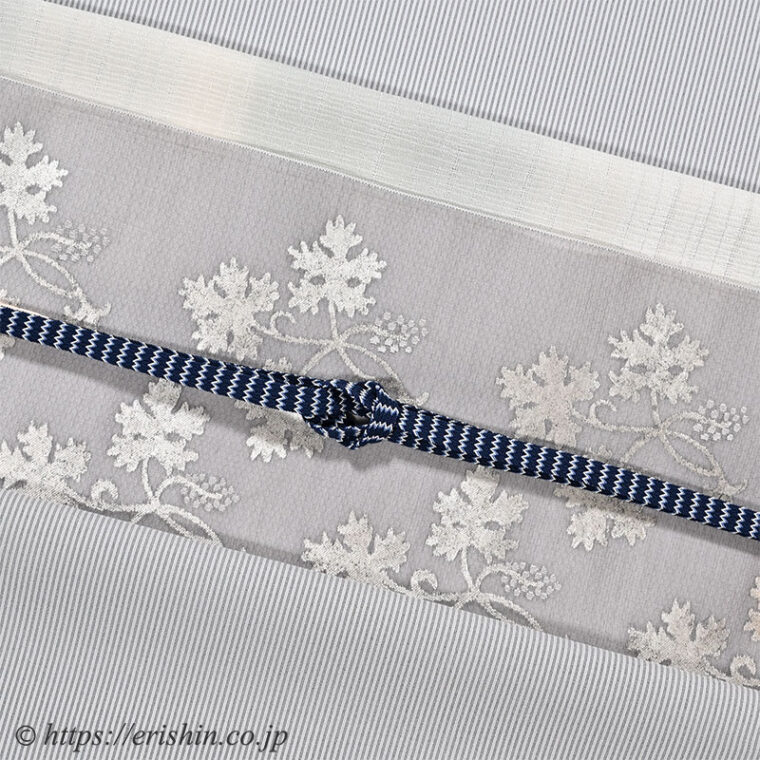 旬のお勧めコーディネート「勝山さと子の夏着尺に勝山健史の夏帯を」