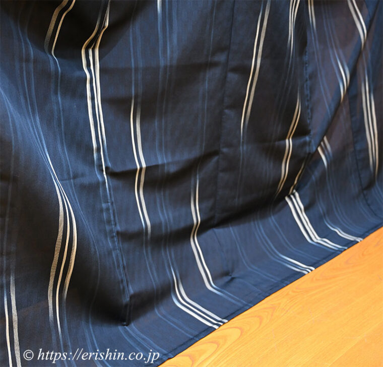 「美しいキモノ 2024夏号」のp.93、俳優の前田拳太郎さん着装品